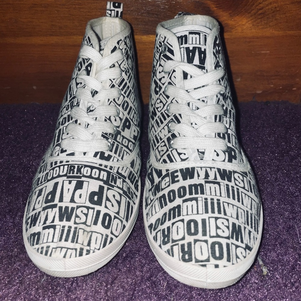 Charlotte Russe news paper shoes